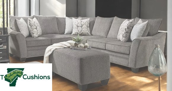 *Free Delivery* Brand New!!! Broyhill Rotherton Sectional Couch with Matching Ottoman